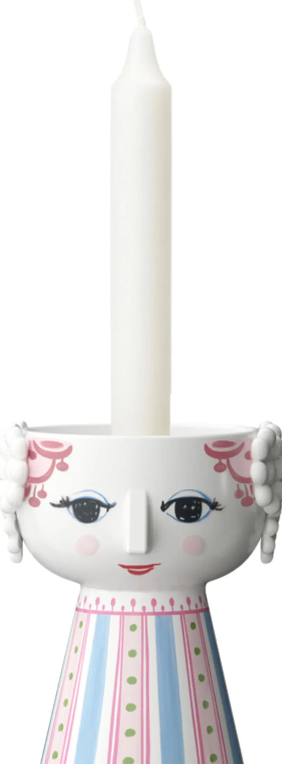 Eva Lysestage H9. 5 cm pink