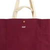 Everyday Tote Bag-Medium-Burgundy