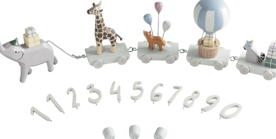 Fødselsdagstog, træ, World of Sebra