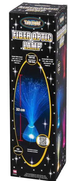 FIBEROPTISK LAMPE 33 cm