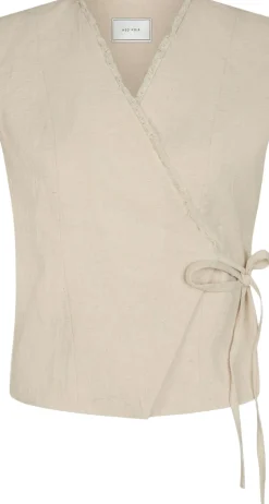 Filora Ramie Wrap Waistcoat
