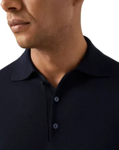 Fine Knit Merino Polo Shirt