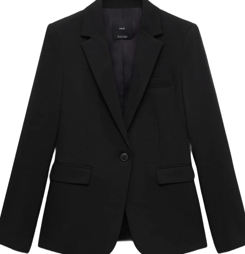 Fitted suit jacket