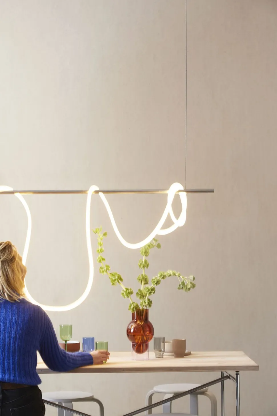 Flex tube, 5 m, warm white, 500016W