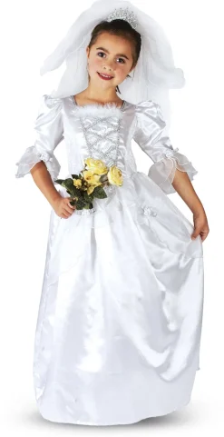 Flot brudekjole str 120 Inkl diadem med slør