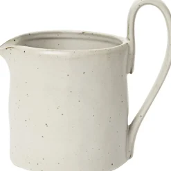Flow Milk Jar - Off-white Speckle