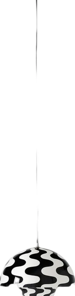 Flowerpot Pendant VP1, Black/White