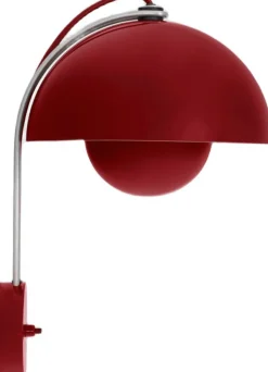Flowerpot Wall Lamp VP8, Vermilion Red