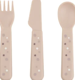 Foodie bestiksæt Happy dots Pudder