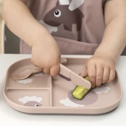 Foodie bestiksæt Happy dots Pudder