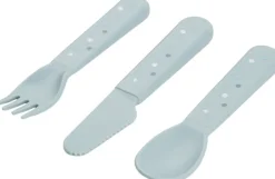 Foodie bestiksæt Happy dots Blå