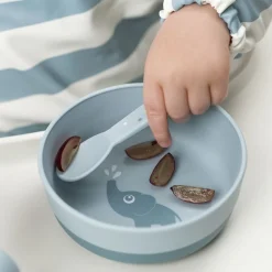 Foodie bestiksæt Happy dots Blå