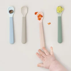 Foodie easy-grip babyske 3-pak Sand
