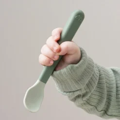Foodie easy-grip babyske 3-pak Grøn