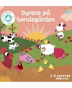 Forlaget ROOM2PLAY - Pegebog med lyd - Dyrene på bondegården