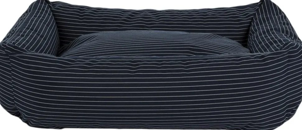 Fossflakes Hundeseng Blue pinstripe