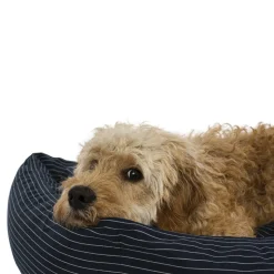 Fossflakes Hundeseng Blue pinstripe