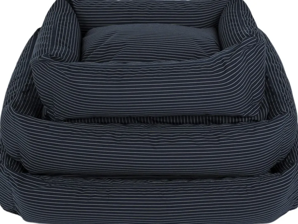 Fossflakes Hundeseng Blue pinstripe