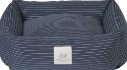 Fossflakes Hundeseng Navy Pinstripe