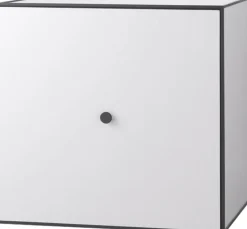 Frame 49 med låge og hylde - Lysegrå