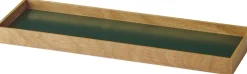 Frame tray small oak/green