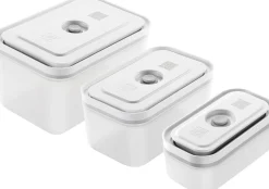 Fresh & Save Vakuum beholdersæt 3d i plastik. S,M, L