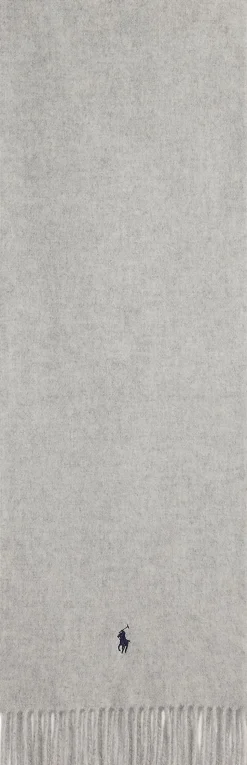 Fringe-Trim Wool Scarf