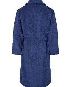 Frotté morgenkåbe navy