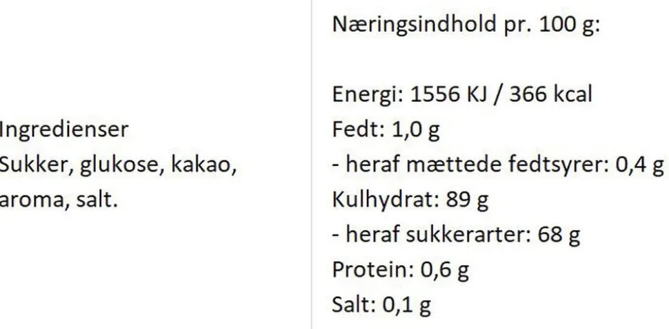 Fyldte bolcher med smag af mint og chokolade