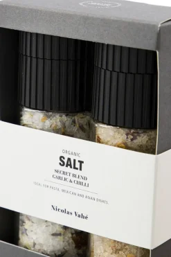 Gaveæske, Nicolas Vahé Organic Secret blend & Salt, Garlic &