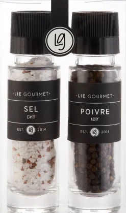 Gavesæt små kværne - salt/chili & sort peber (108 g/ 55 g)