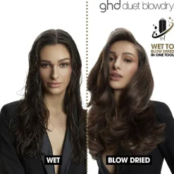 ghd Duet Blowdry - 2-in-1 Hair Dryer Brush Black