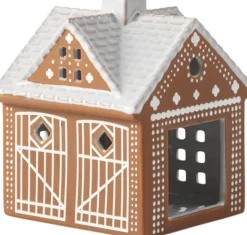 Gingerbread Lyshus Julestald H11. 5 brun