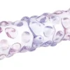 GLAS - PURPLE ROSE NUBBY DILDO