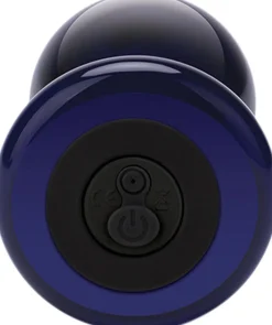 GLAS - RECHARGEABLE REMOTE CONTROLLED VIBRATING BUTT PLUG
