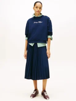 GOLD BTN SCRIPT TERRY SWTSRT