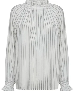 Grady 3 Langærmede bluse med høj krave - LENZINGECOVERO