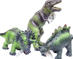 Green Rubber Toys - Dinosaurer - sæt med 3