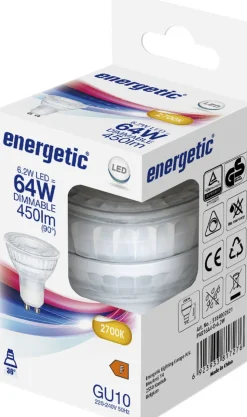 GU10 | PAR16 | Dim | 2700 Kelvin | 450 Lumen