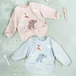 Hagesmæk m/ærmer og lomme Playground Pudder