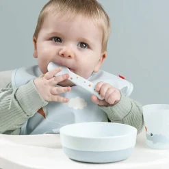 Hagesmæk m/Velcro Playground Blå