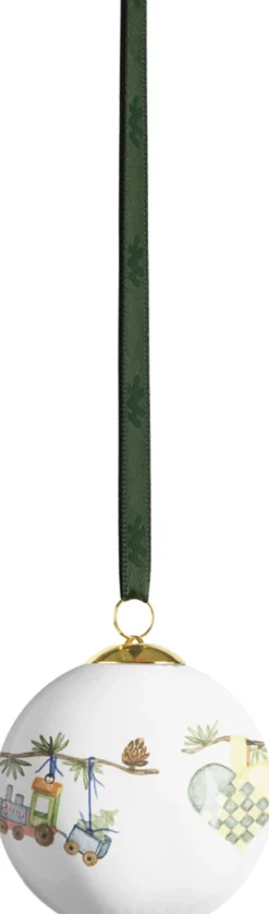 Hammershøi Christmas Kugle 2024 Ø6 cm hvid m. deko