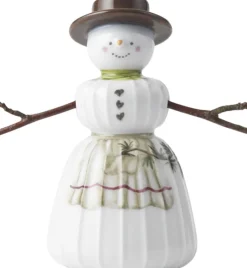 Hammershøi Christmas Snekone H11 hvid m. deko