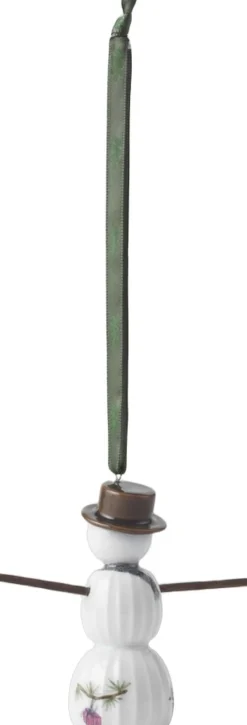 Hammershøi Christmas Snemand hængende H9. 5 hvid m. deko