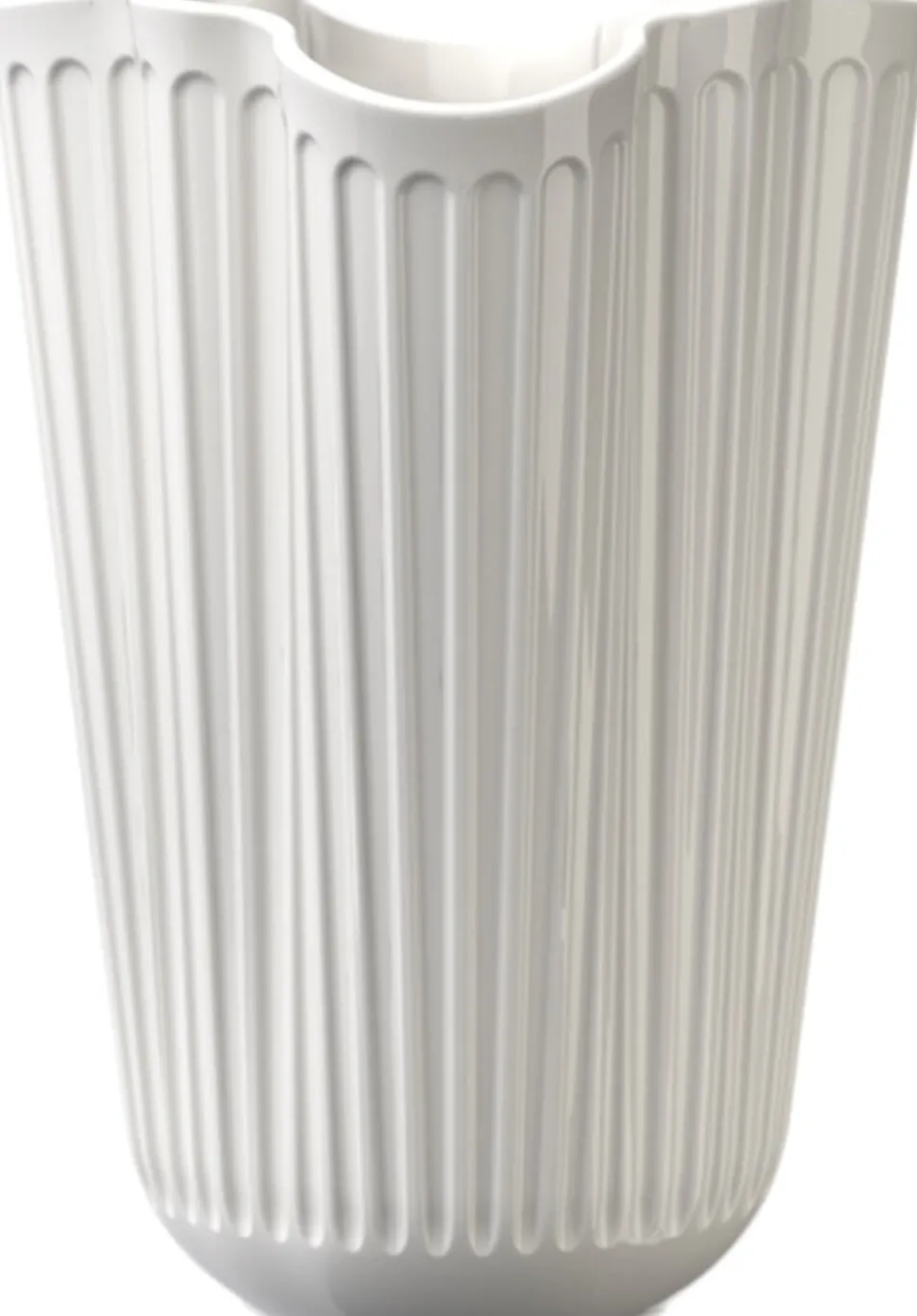 Hammershøi Unfold Vase H16. 5 cm hvid