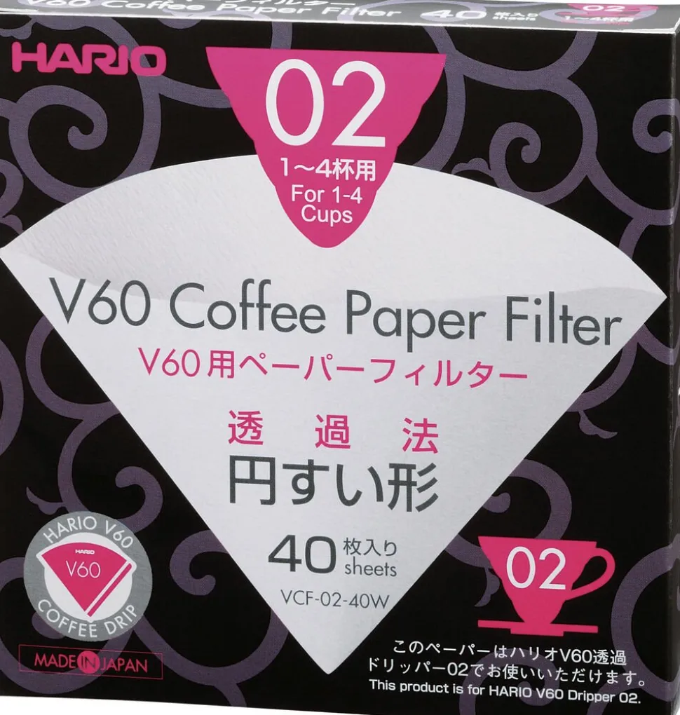 Hario Paper Filter 2 cup (40 pcs. Box)