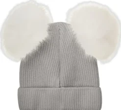 Hat Knit Alpaca Pompoms