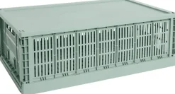 HAY Colour Crate Lid Plastic-X-Large-Sage green