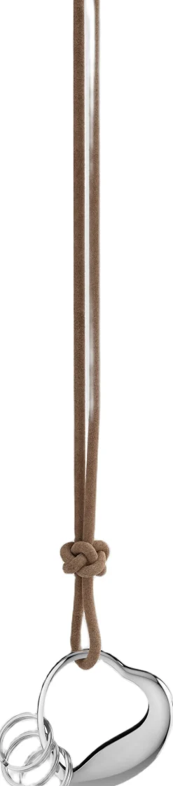 HEART KEYRING STAINLESS STEEL