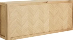 Herringbone Skoskab Large Natur